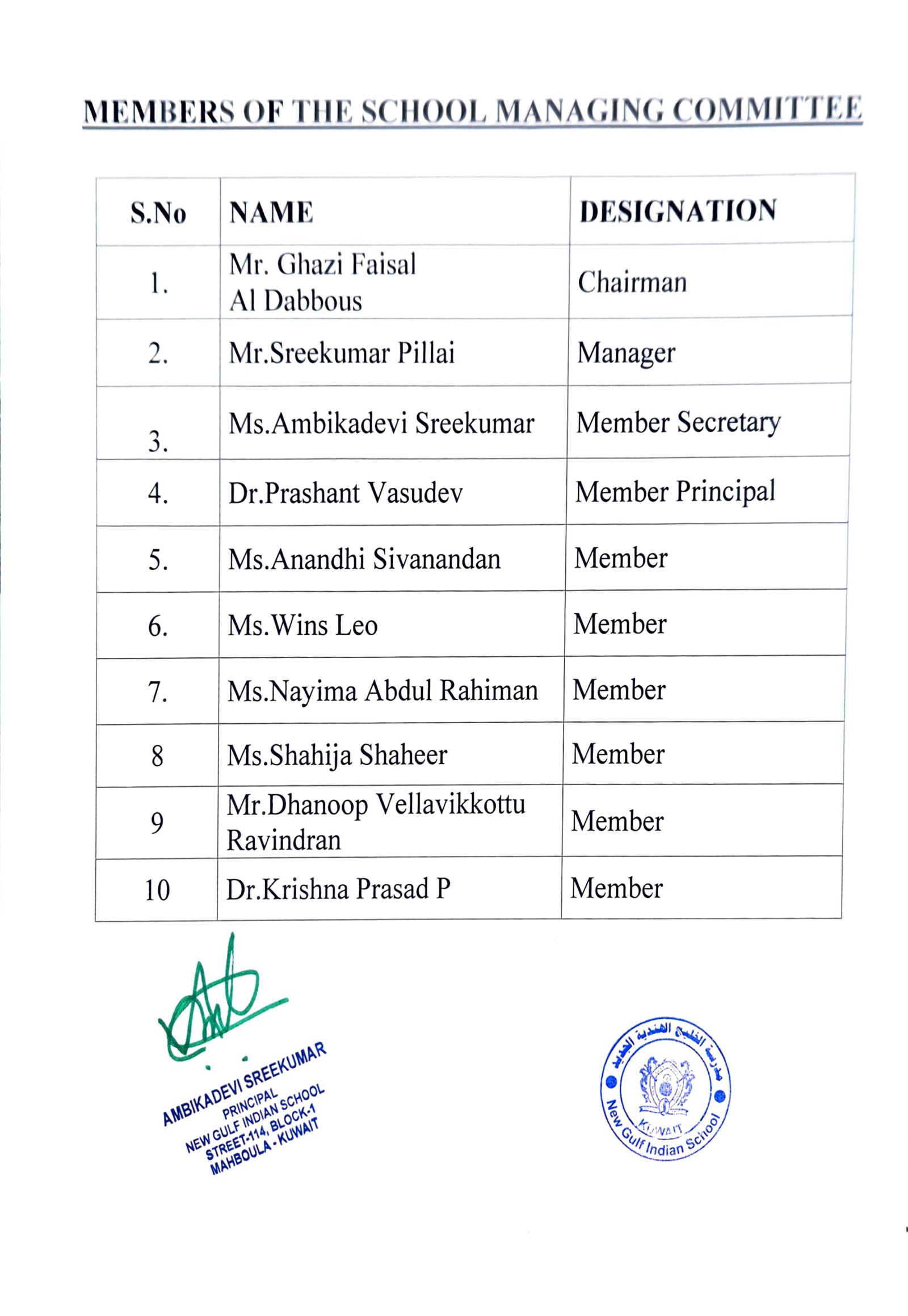 School Management Committee